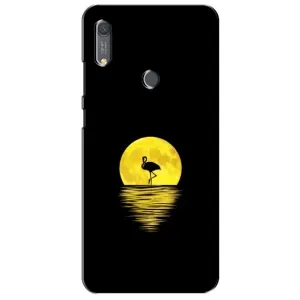 Летний Чехол на Huawei Y6s (Желтый Закат)