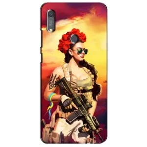 ЗСУ Чехлы (TPU) для Huawei Y6s (Женщина солдат)