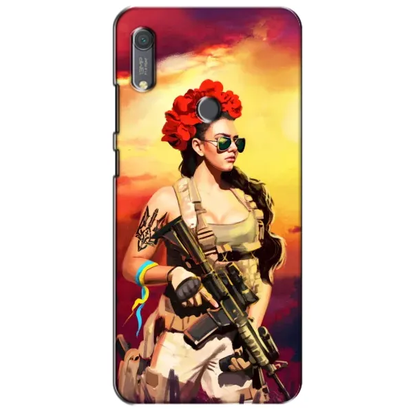 Чехол с рисунком «Женщина солдат» для Huawei Y6s