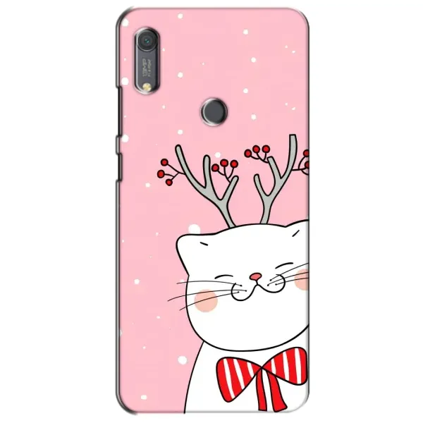 Чехол с рисунком «Зимний кот» для Huawei Y6s Чехол с рисунком «Зимний кот» для Huawei Y6s