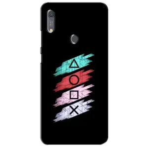 Чехол с рисунком «Значки Sony» для Huawei Y6s
