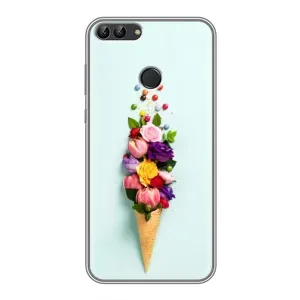 Чохли з тематикою "КВІТИ" на Huawei Y7 Prime 2018 (Квітка-морозиво)