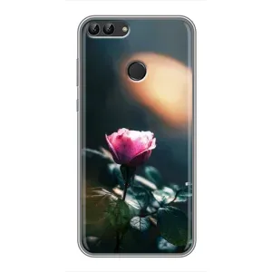 Чохли з принтом Троянд для Huawei Y7 Prime 2018 (Квітка нічна)