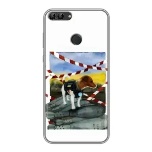 Чехол с принтом Собаки Патрон для Huawei Y7 Prime 2018 (Храбрый Патрон)