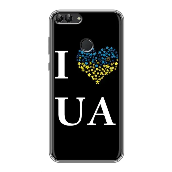 Чехол с рисунком «I Love UA» для Huawei Y7 Prime 2018 Чехол с рисунком «I Love UA» для Huawei Y7 Prime 2018