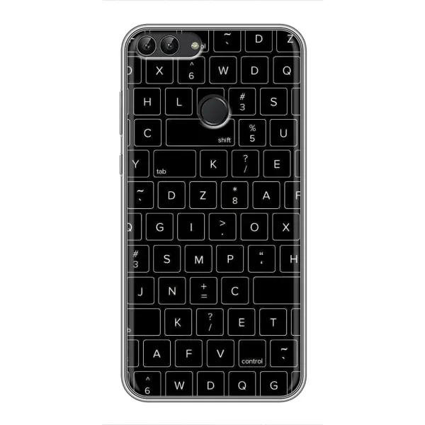 Чехол с рисунком «Клавиатура» для Huawei Y7 Prime 2018 Чехол с рисунком «Клавиатура» для Huawei Y7 Prime 2018