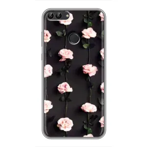 Чохли з принтом Троянд для Huawei Y7 Prime 2018 (Троянди)