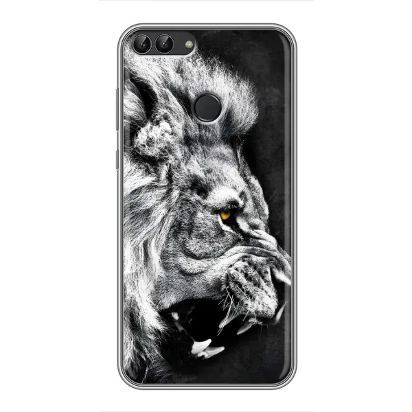 Чехол с рисунком «Злой ЛЕВ» для Huawei Y7 Prime 2018 Чехол с рисунком «Злой ЛЕВ» для Huawei Y7 Prime 2018