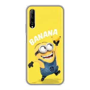 Мультяшный принт на Чехол для Хуавей У7 Про (2019) (Banana)