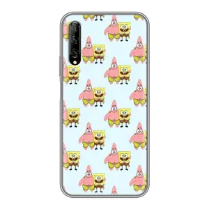 Чехлы с Патриком на Huawei Y7 Pro 2019 (Боб и Патрик)