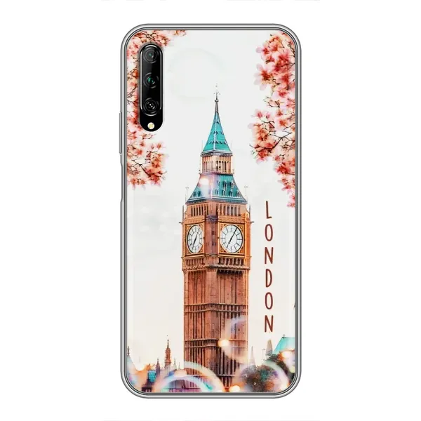 Чехол с рисунком «Часы Лондон» для Huawei Y7 Pro 2019 Чехол с рисунком «Часы Лондон» для Huawei Y7 Pro 2019