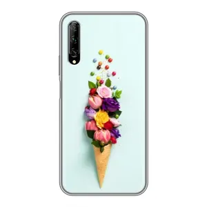 Чохли з тематикою "КВІТИ" на Huawei Y7 Pro 2019 (Квітка-морозиво)