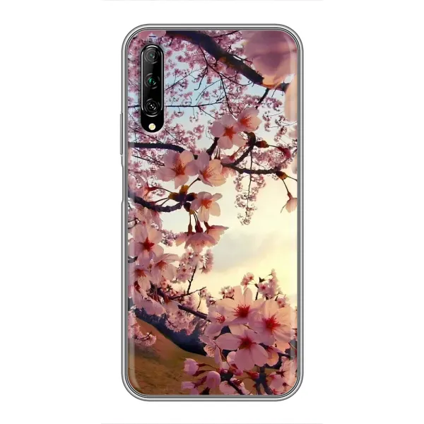 Чехол с рисунком «Цветущая сакура» для Huawei Y7 Pro 2019 Чехол с рисунком «Цветущая сакура» для Huawei Y7 Pro 2019