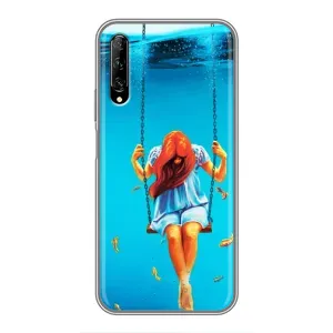 Чохол Стильні дівчата на Huawei Y7 Pro 2019 (Дівчина на гойдалці)