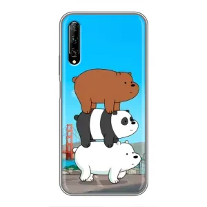 Чохли з Пандами на Huawei Y7 Pro 2019 (Друзі)