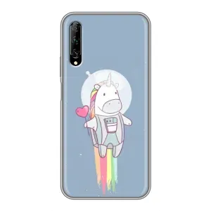 Чехол Unicorn на Huawei Y7 Pro 2019 (Единорог космонавт)
