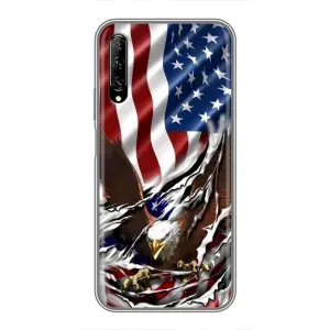 Чехол Флаг USA для Huawei Y7 Pro 2019 (Флаг USA)