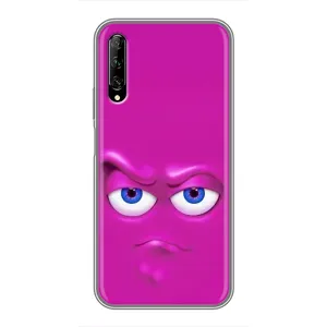 Силиконовые Чехлы (смешные стикеры) для Huawei Y7 Pro 2019 (Хитрая мордочка)