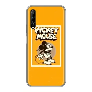 Чехлы с принтом Микки Маус на Huawei Y7 Pro 2019 (Испуганный Микки)