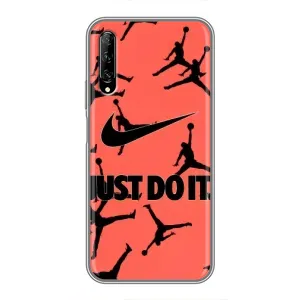 Силиконовый Чехол Nike Air Jordan на Хуавей У7 Про (2019)