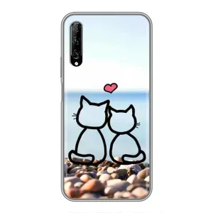 Силіконові Чохли Коханій людині для Huawei Y7 Pro 2019 (Котейки)