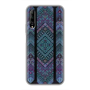 Силиконовый Чехол на Huawei Y7 Pro 2019 (Крутой орнамент)