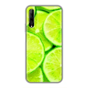 Чехол с изображением вкусной еды для Huawei Y7 Pro 2019 (Лайм)