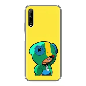 Чехол Бравл Старс для Huawei Y7 Pro 2019 (Леон (LEON))