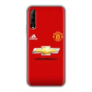 Силиконовые Чехлы принт Футбол на Huawei Y7 Pro 2019 (Man United)