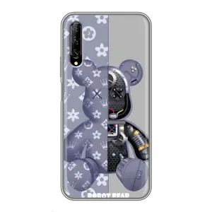 Силиконовый чехол для Huawei Y7 Pro 2019 (Медведь Louis Vuitton)
