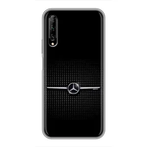 Силиконовый бампер с картинкой машины на Huawei Y7 Pro 2019 (Mercedes)