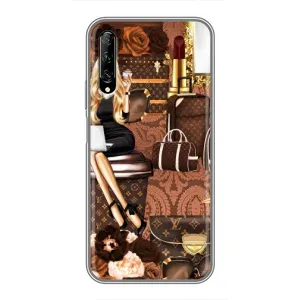 Чехол Стиль Louis Vuitton на Huawei Y7 Pro 2019 (Мода Луи Виттон)