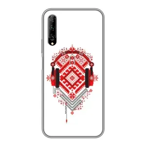 Силиконовый Чехол на Huawei Y7 Pro 2019 с картинкой Вышиванки (Модная вышиванка)