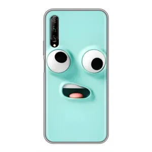 Силиконовые Чехлы (смешные стикеры) для Huawei Y7 Pro 2019 (Забавное мятное лицо)