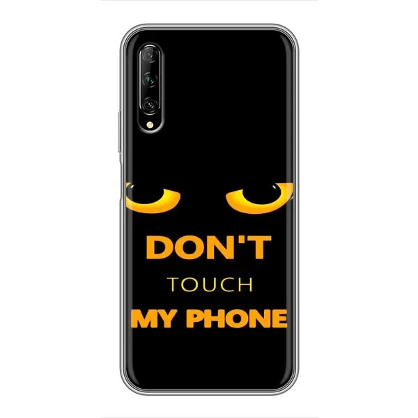 Чехол с рисунком «Не трогай мой телефон» для Huawei Y7 Pro 2019 Чехол с рисунком «Не трогай мой телефон» для Huawei Y7 Pro 2019