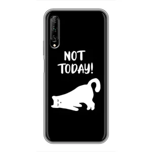 Бампер з зображенням Котиків для Хуавей У7 Про (2019) (Not Today)