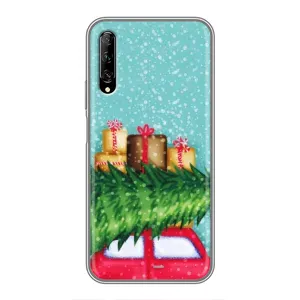Чехол Новогодняя Елка на Huawei Y7 Pro 2019 (Новогодние подарки)