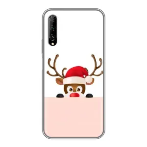 Чехол Санта Клаус для Huawei Y7 Pro 2019 (Олененок)