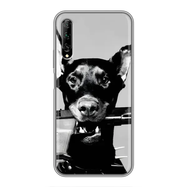 Чехол с рисунком «Опасный доберман» для Huawei Y7 Pro 2019 Чехол с рисунком «Опасный доберман» для Huawei Y7 Pro 2019