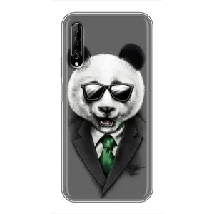 Чохли з Пандами на Huawei Y7 Pro 2019 (Панда в окулярах)