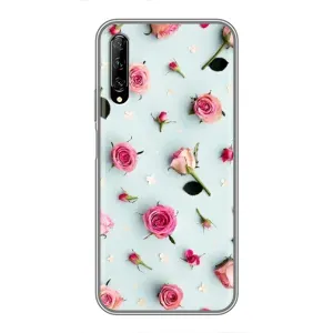 Чохли з принтом Троянд для Huawei Y7 Pro 2019 (Різні квіти)