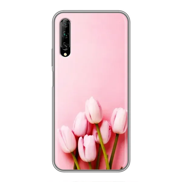 Чехол с рисунком «Розовые тюльпаны» для Huawei Y7 Pro 2019 Чехол с рисунком «Розовые тюльпаны» для Huawei Y7 Pro 2019