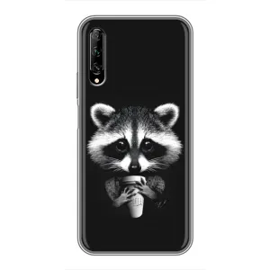 Силіконовий Чохол з Энотами на Huawei Y7 Pro 2019 (З кавою)