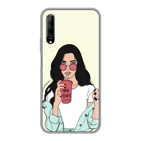 Чехол с рисунком «С напитком» для Huawei Y7 Pro 2019 Чехол с рисунком «С напитком» для Huawei Y7 Pro 2019