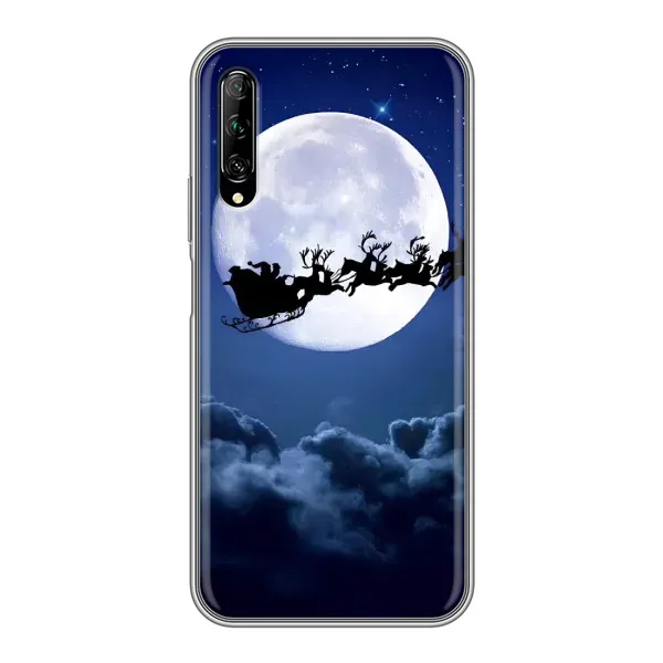Чехол с рисунком «Санта - луна» для Huawei Y7 Pro 2019 Чехол с рисунком «Санта - луна» для Huawei Y7 Pro 2019