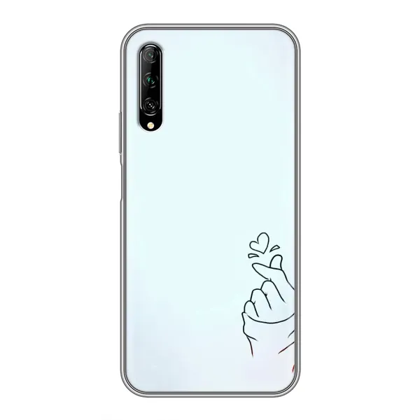 Чехол с рисунком «Сердце на голубом» для Huawei Y7 Pro 2019 Чехол с рисунком «Сердце на голубом» для Huawei Y7 Pro 2019