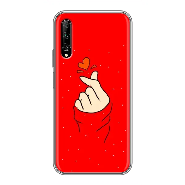 Чехол с рисунком «Сердце на красном» для Huawei Y7 Pro 2019 Чехол с рисунком «Сердце на красном» для Huawei Y7 Pro 2019
