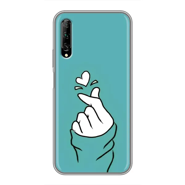 Чехол с рисунком «Сердечко на бирюзовом» для Huawei Y7 Pro 2019 Чехол с рисунком «Сердечко на бирюзовом» для Huawei Y7 Pro 2019