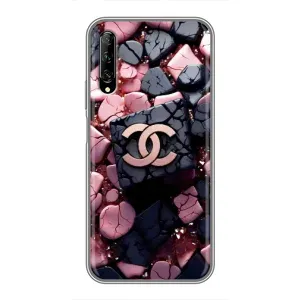 Чохол (Dior, Prada, YSL, Chanel) для Huawei Y7 Pro 2019 (Шанель)