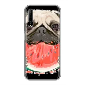 Чохол (ТПУ) Милі песики для Huawei Y7 Pro 2019 (Смішний Мопс)